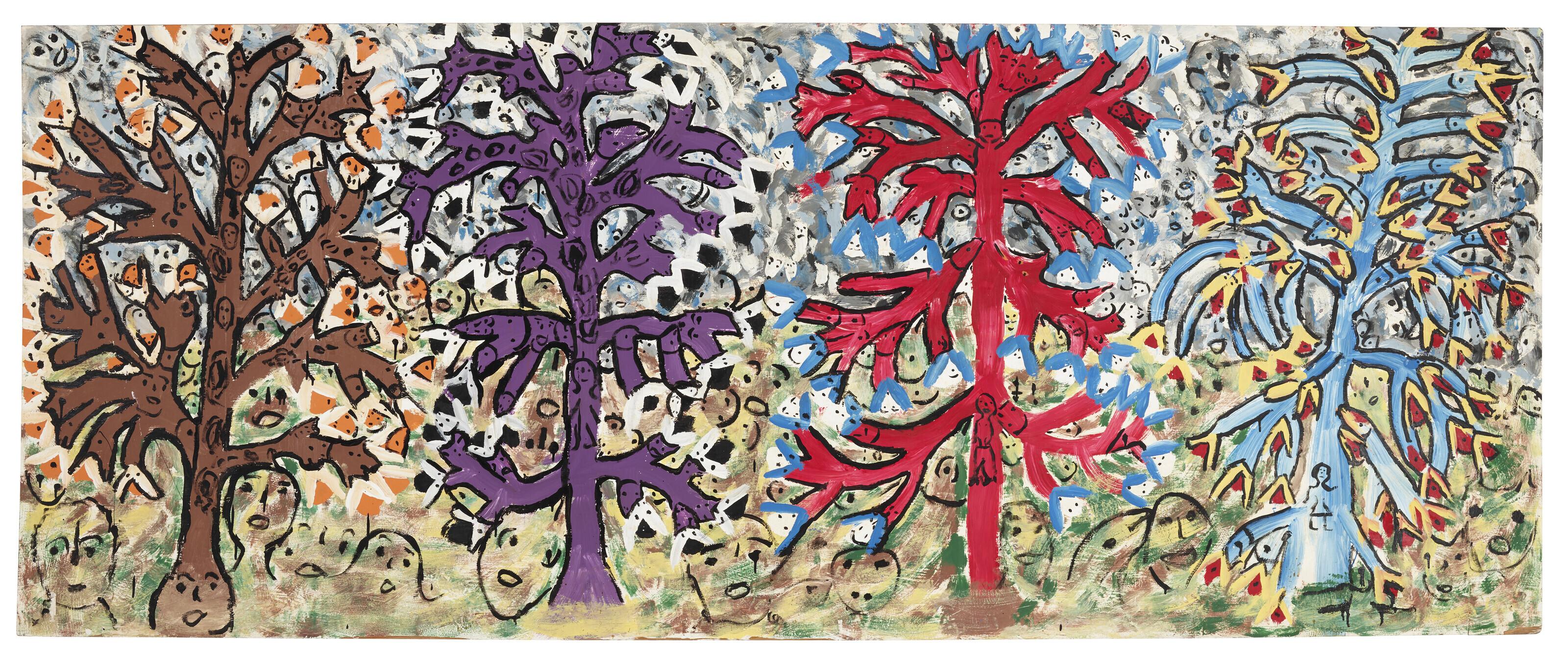 Thornton Dial - Everybody\'s Got a Right to the Tree of Life