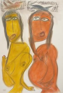 Thornton Dial - Freedom to Look for Color, 1995