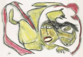 Thornton Dial - Posing For Love, 1994