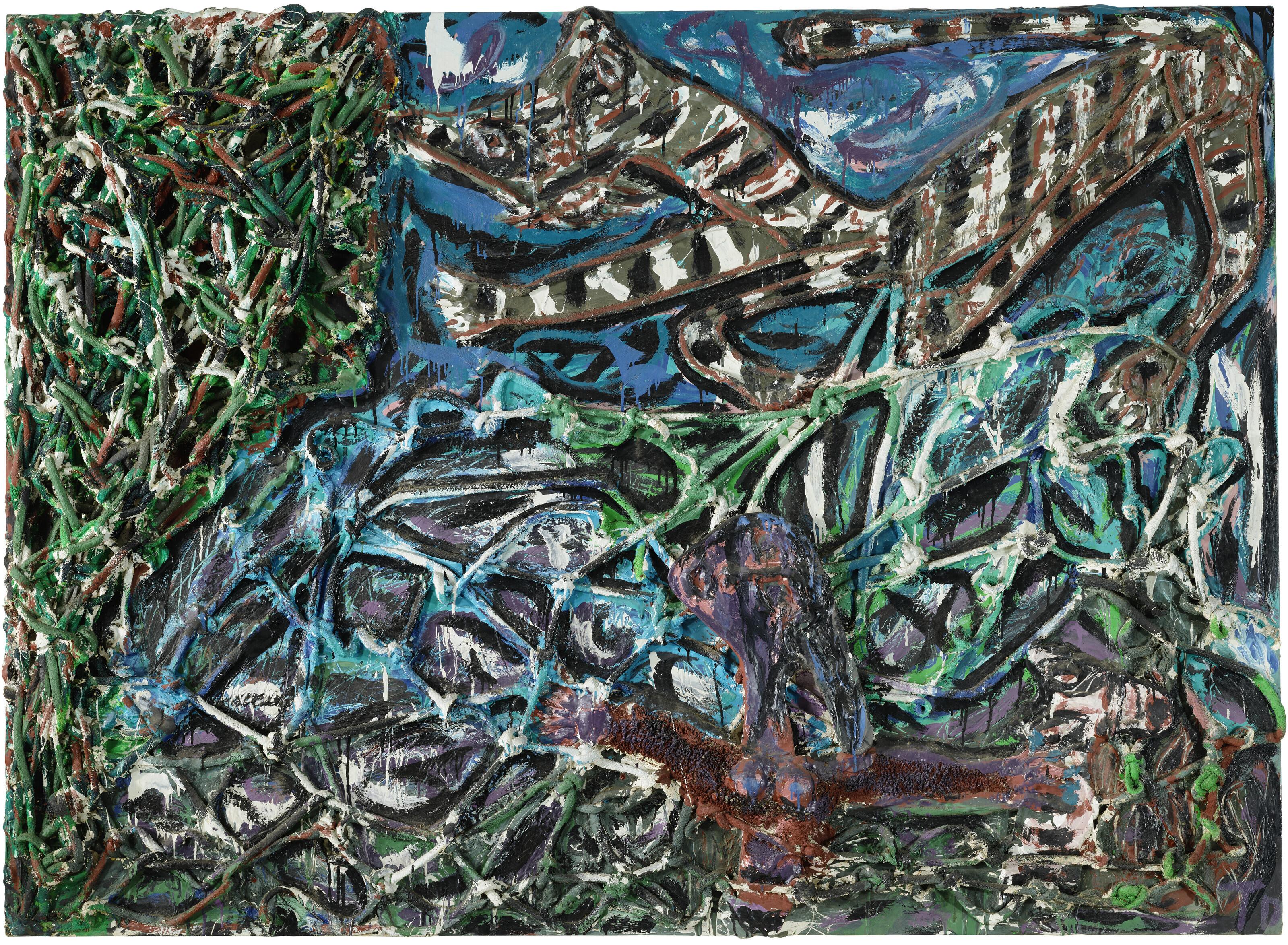 Thornton Dial - Struggling Tiger Proud Stepping