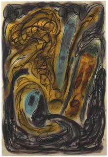 Thornton Dial - Tiger Colored Lady, 1994