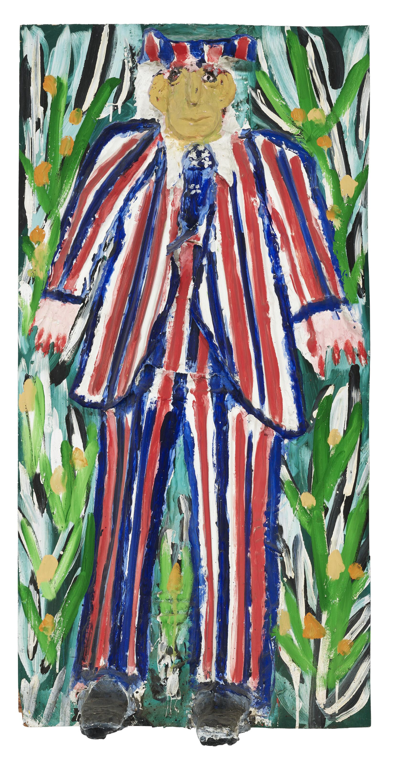 Thornton Dial - Uncle Sam (Things Grow in the United States)