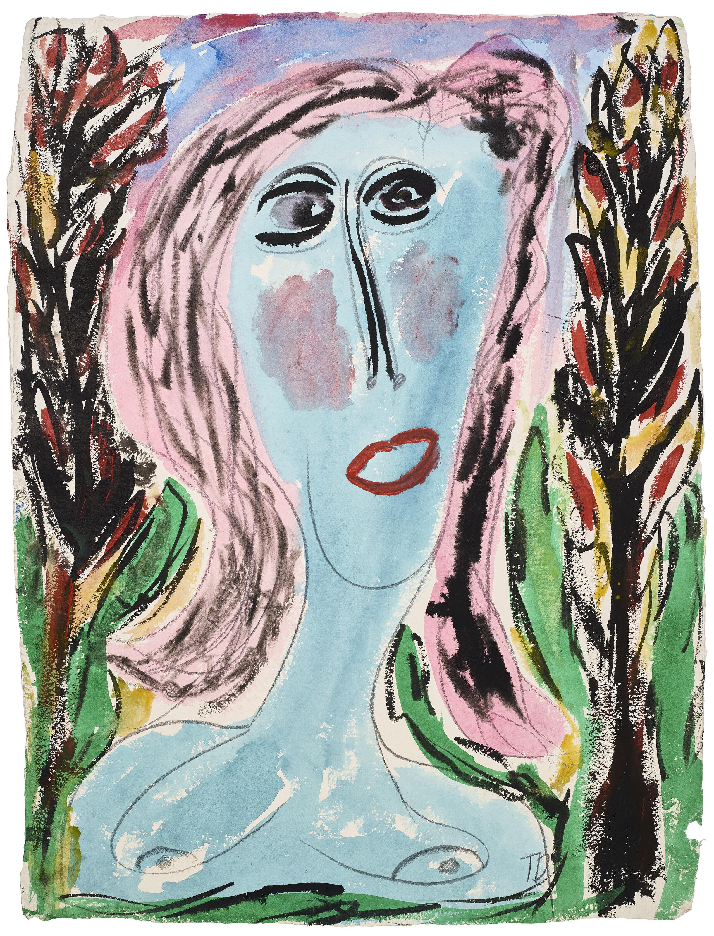 Thornton Dial - Untitled (Movie Star 1)