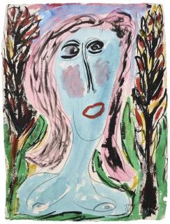 Thornton Dial - Untitled (Movie Star 1)