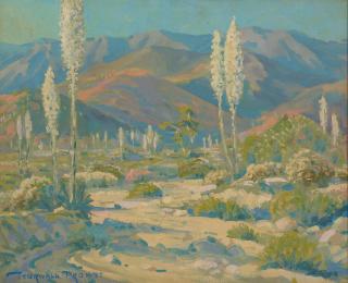 Thorwald Probst - Desert in Bloom 14 x 17 in. framed 23 x 26 in.