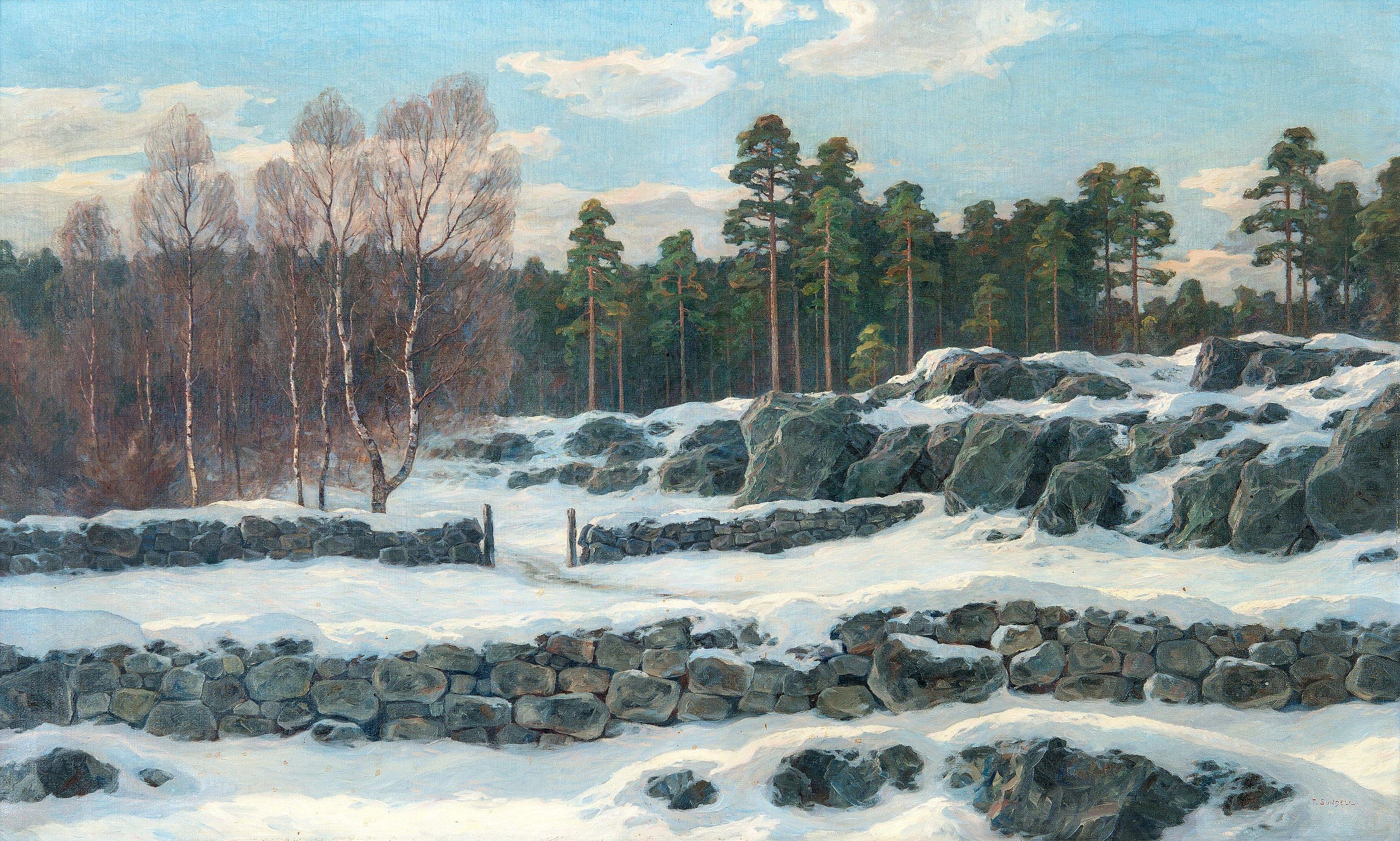 Thure Sundell - Winter Landscape.