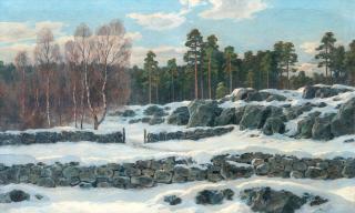 Thure Sundell - Winter Landscape.