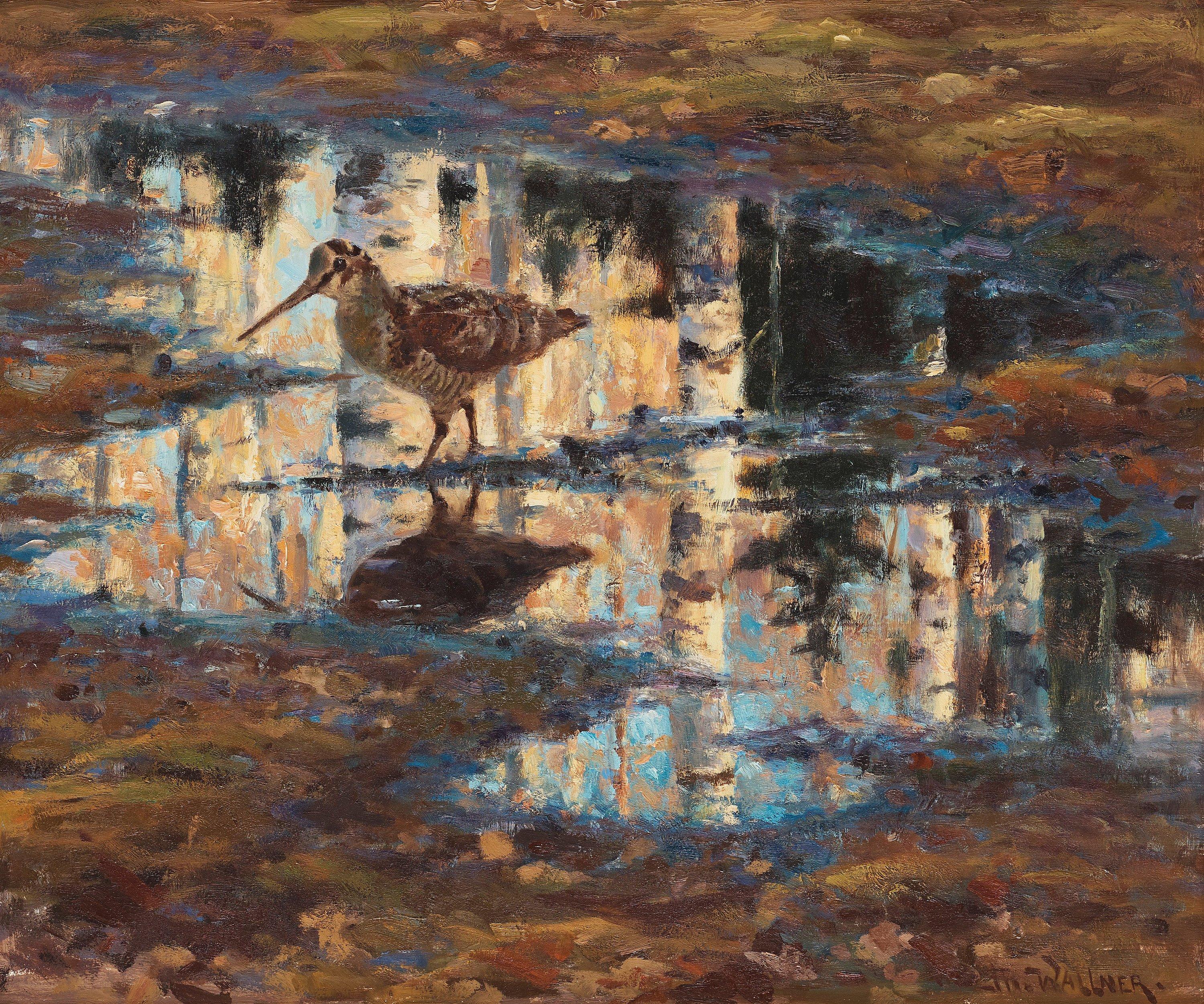 Thure Wallner - Wading bird