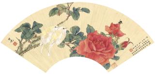 Tian Shiguang - Birds By The Roses