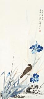 Tian Shiguang - Perching By The Lily