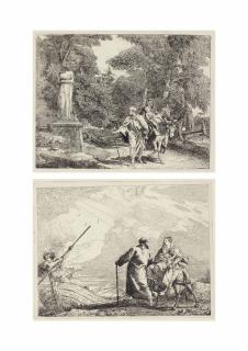 Tiepolo, Giovanni Domenico - The Flight into Egypt (Rizzi 67-93)