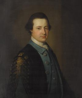 Tilly Kettle - Portrait of a man, said to be Mr. Barnaby, half-length