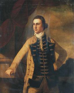 Tilly Kettle - Portrait of gentleman in India, three-quarter-length, in a white coat