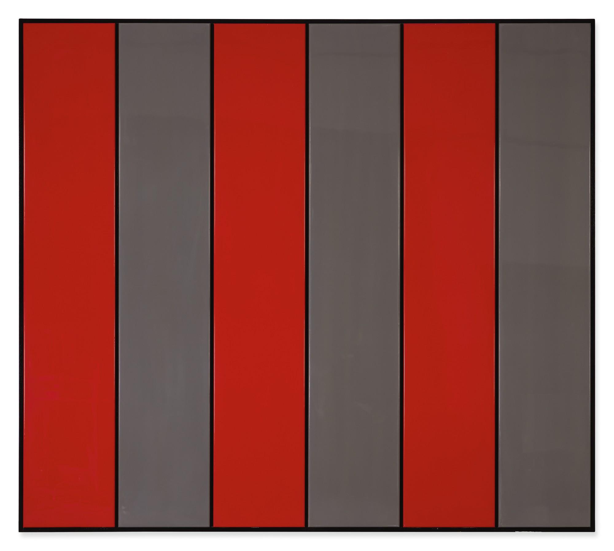 Tim Ebner - Untitled (Orange And Grey)