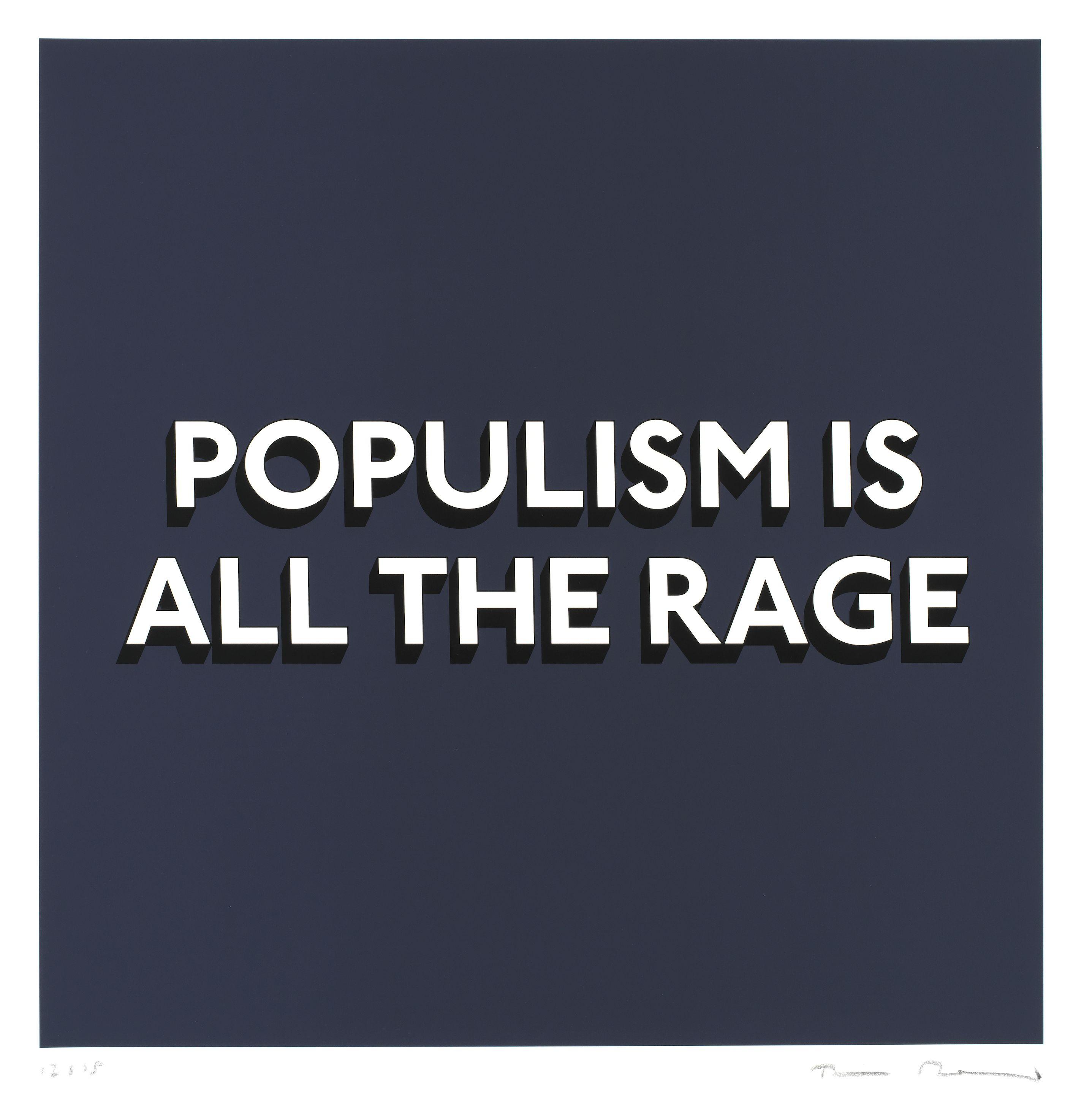 Tim Fishlock - POPULISM IS ALL THE RAGE