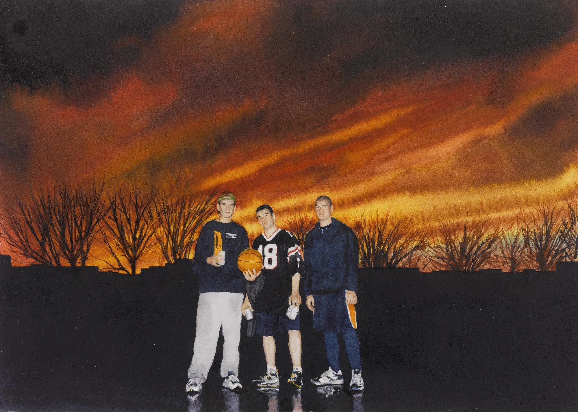 Tim Gardner - Untitled (Red Sky)