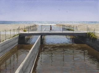 Tim Gardner - Untitled (Runner & Sewage; Venice, Ca)