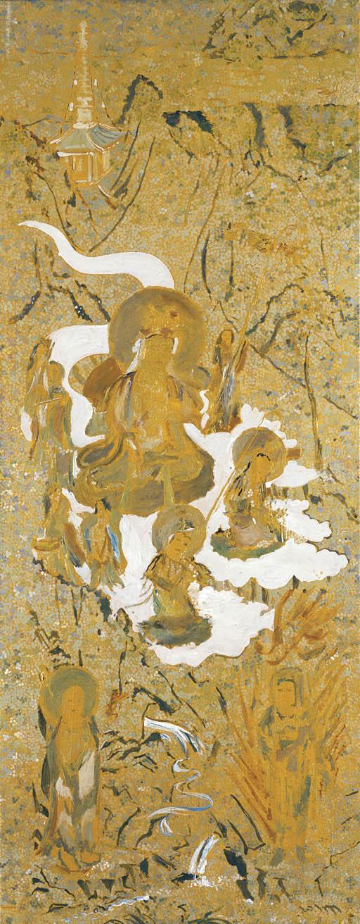 Tim Johnson - Landscape with Buddhas