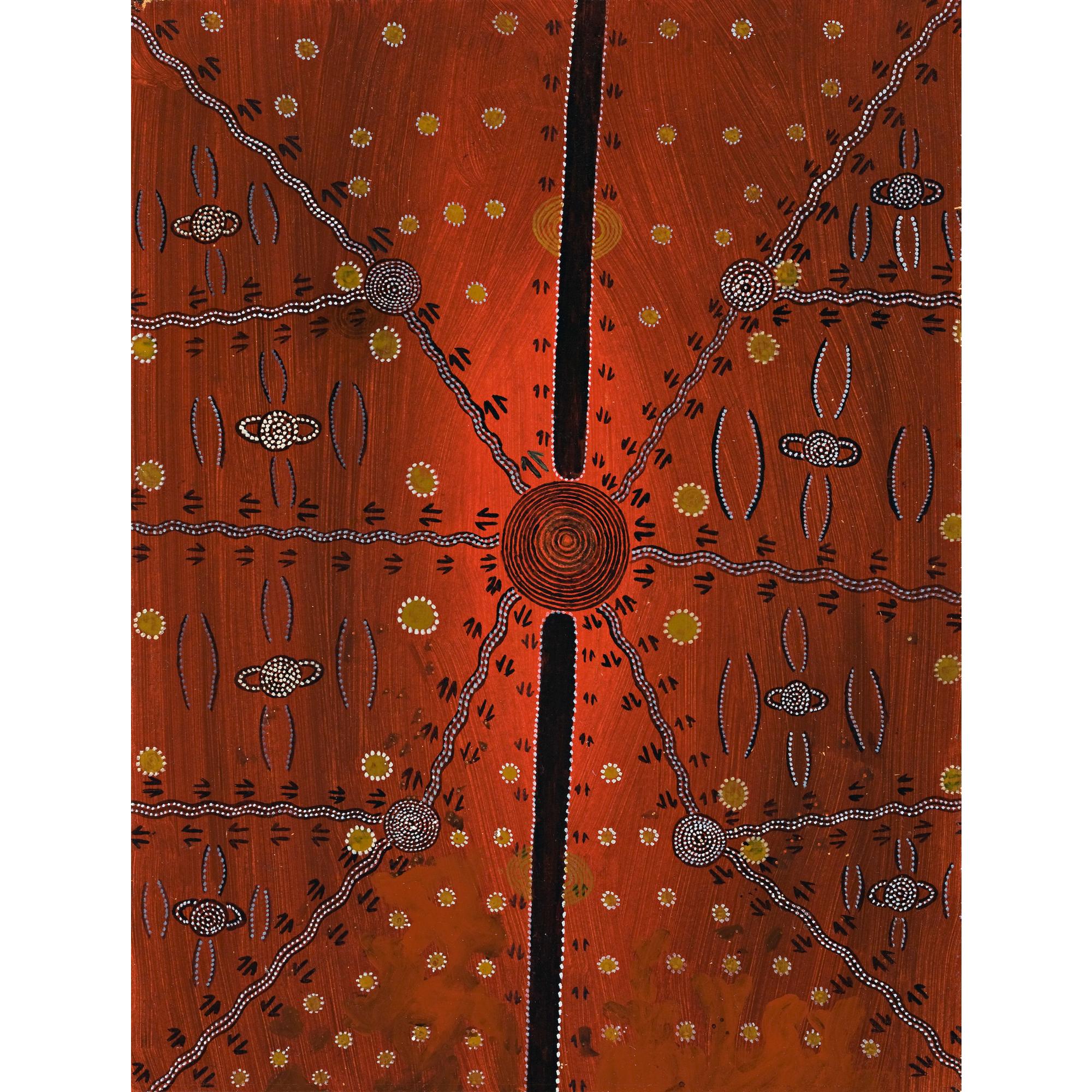 Tim Leura Tjapaltjarri - Untitled