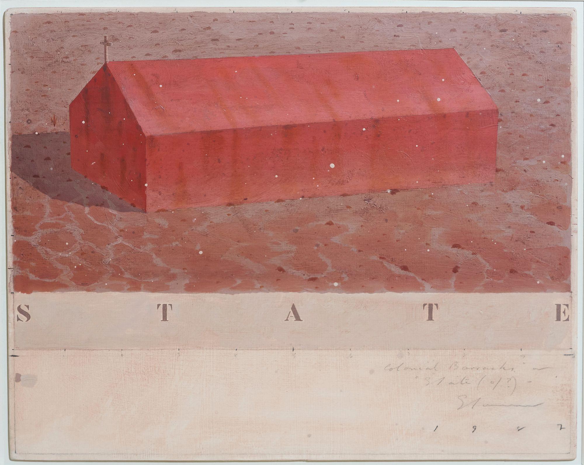 Tim Storrier - Colonial Barracks or State, 1987