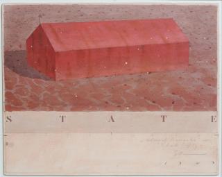 Tim Storrier - Colonial Barracks or State, 1987