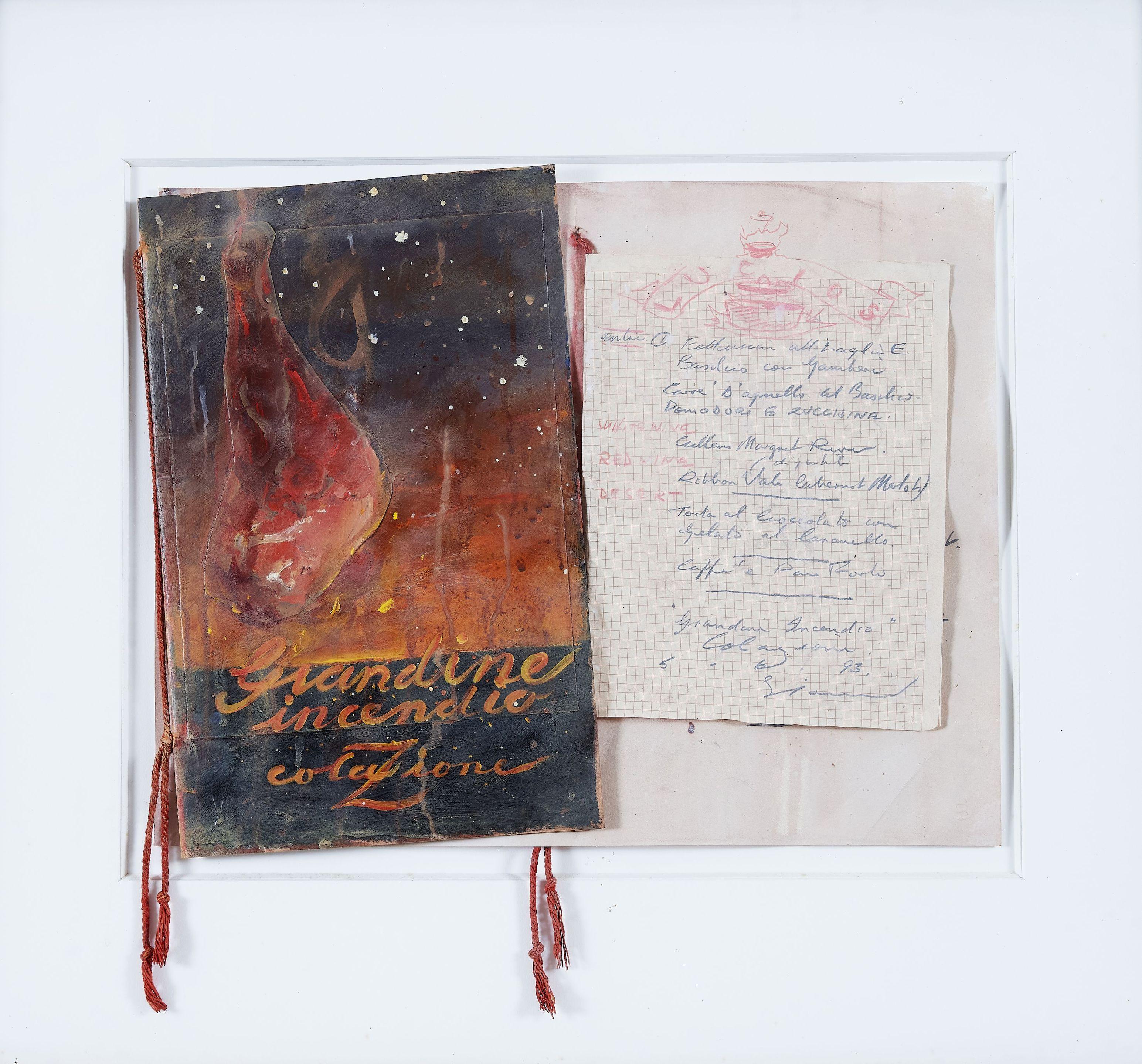 Tim Storrier - Menu for Tim\'s Party, 1993