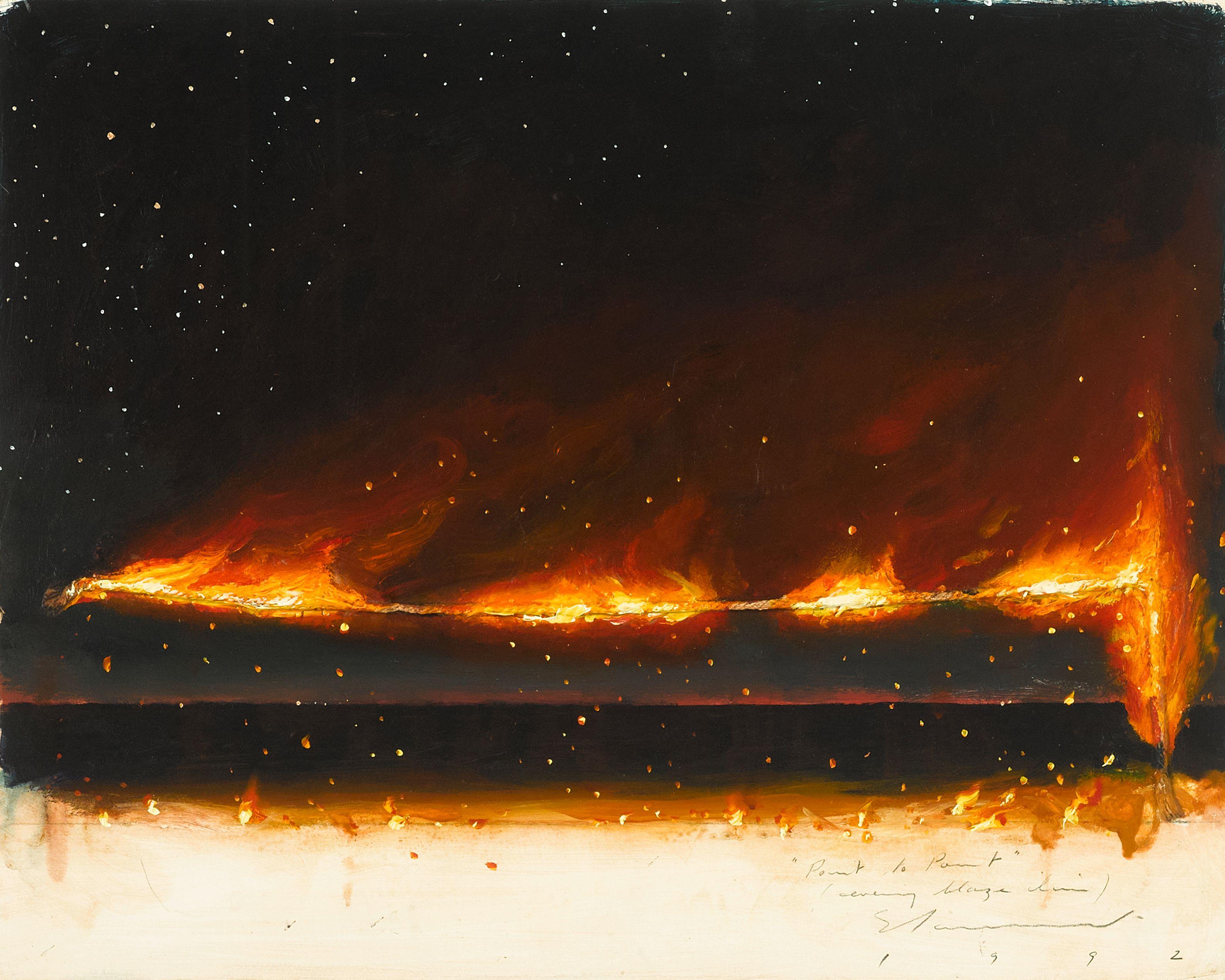 Tim Storrier - Point to Point, Evening Blaze Line, 1992