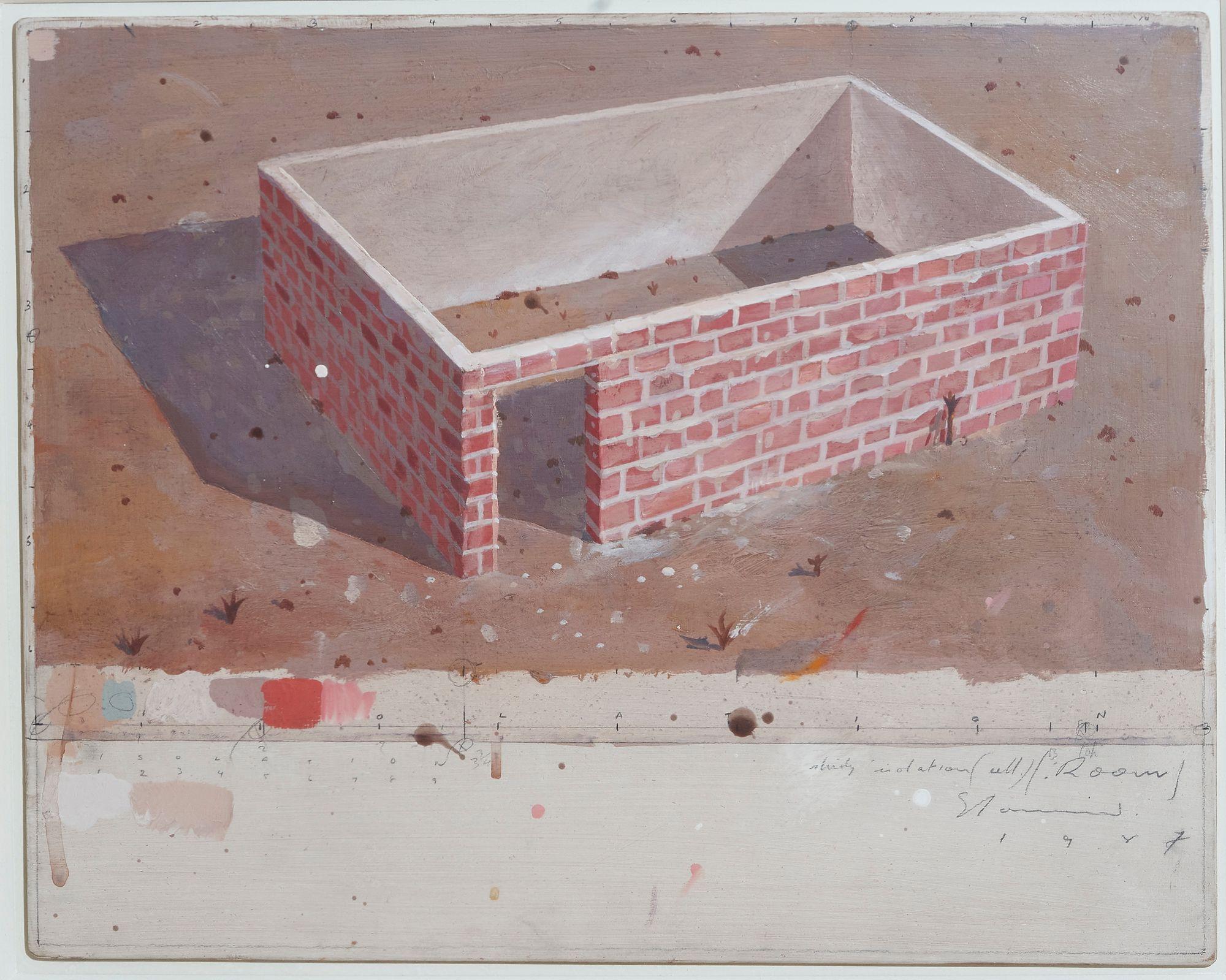 Tim Storrier - Study for Isolation Room, 1987