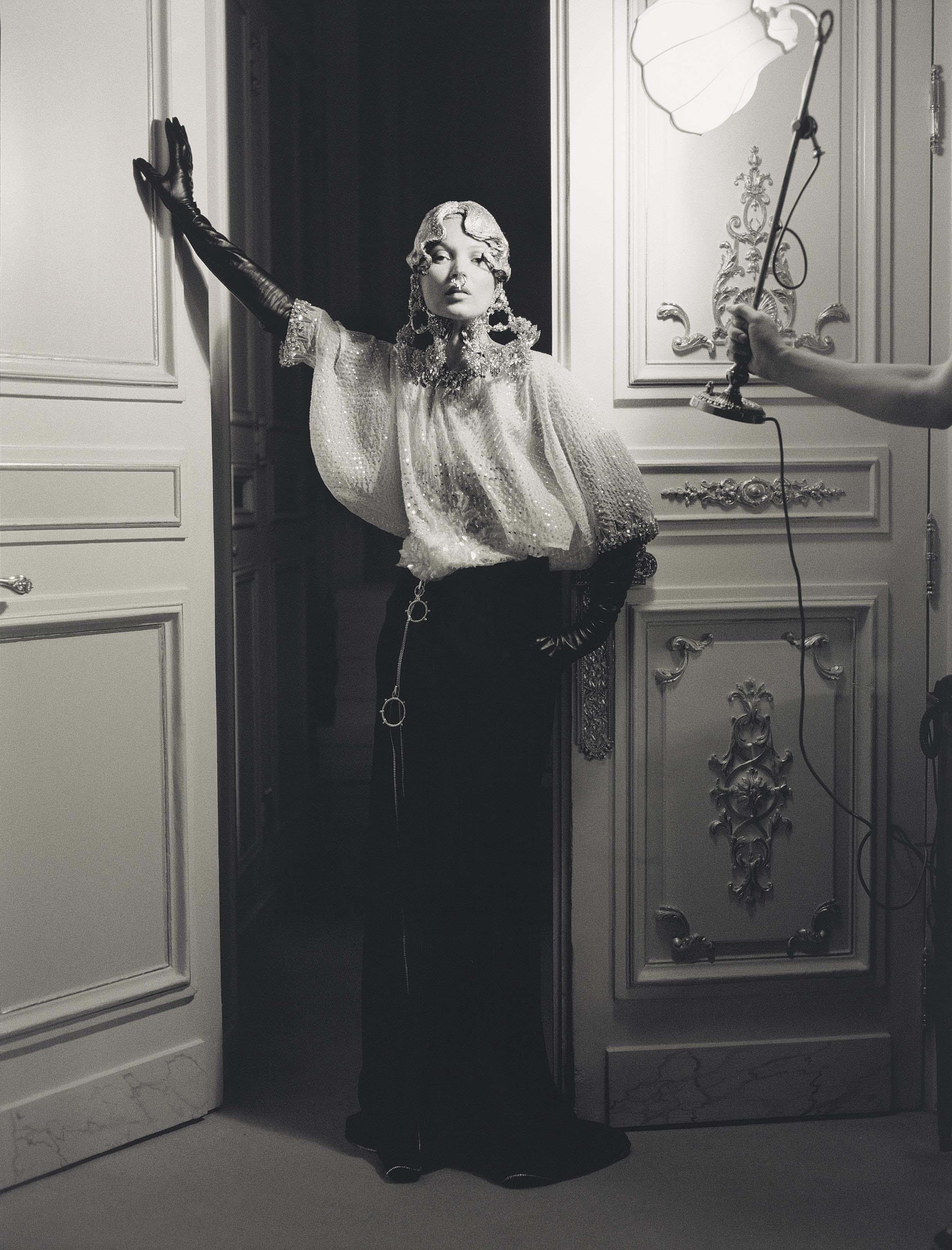 Tim Walker - Kate Moss, Midnight in The Imperial Suite, The Ritz, Paris, January, for American Vogue, April 2012
