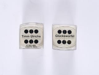 Timm Ulrichs - 2 Glückswürfel/ Dé de la Fortune / Dice of Fortune