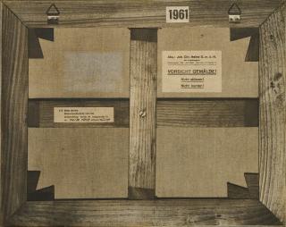 Timm Ulrichs - Bildrückseitenbild.