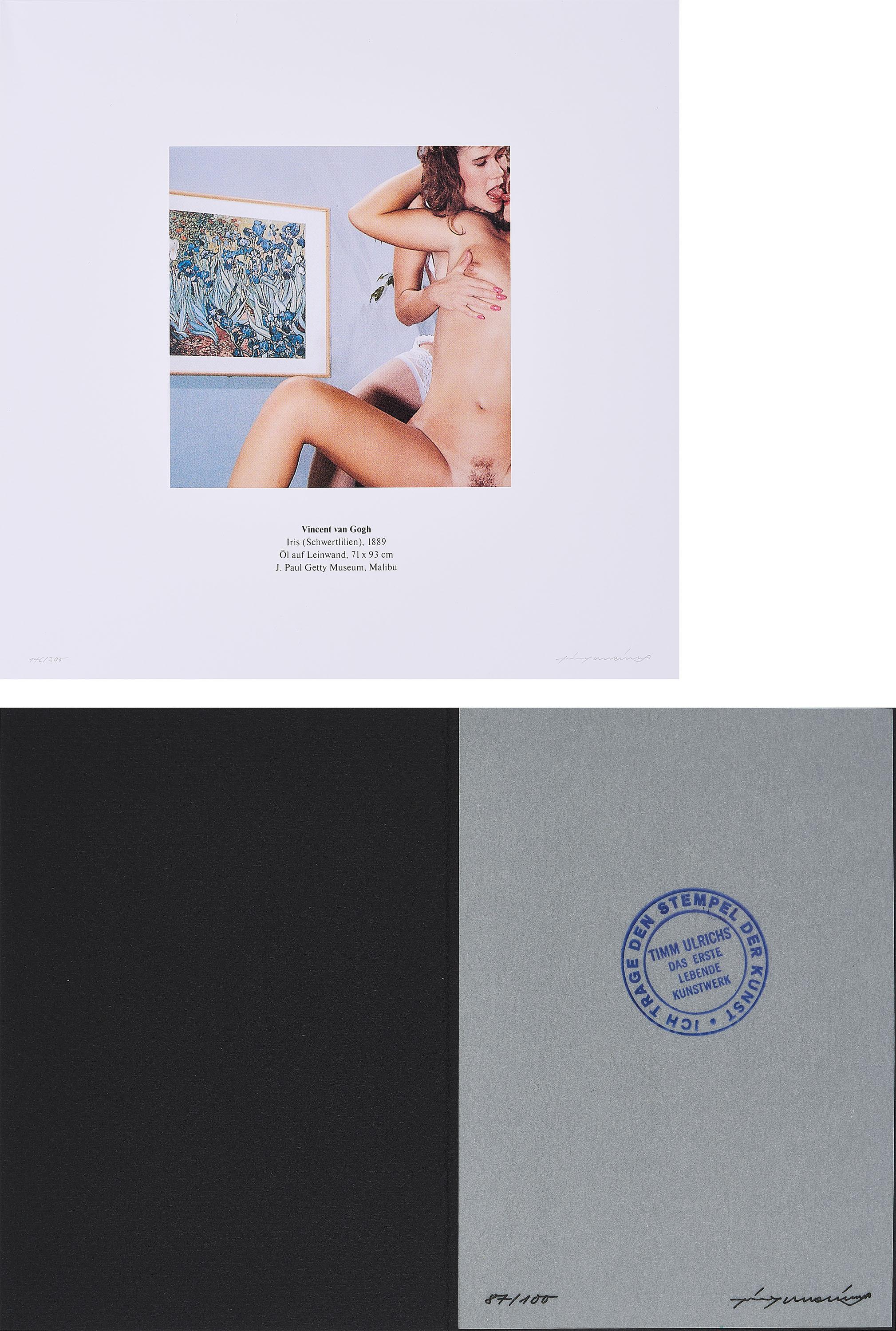 Timm Ulrichs - Konvolut von 2 Druckgrafiken.