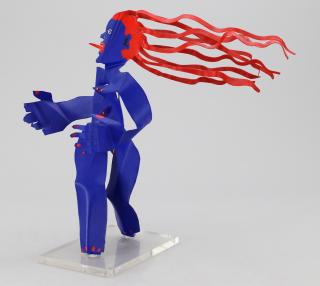 Timo Solin - Kvinna med rött hår