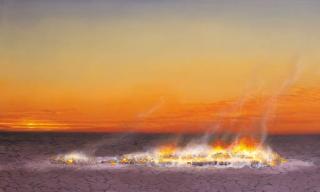 Timothy Austin Storrier - Blaze Line - Burning Coats