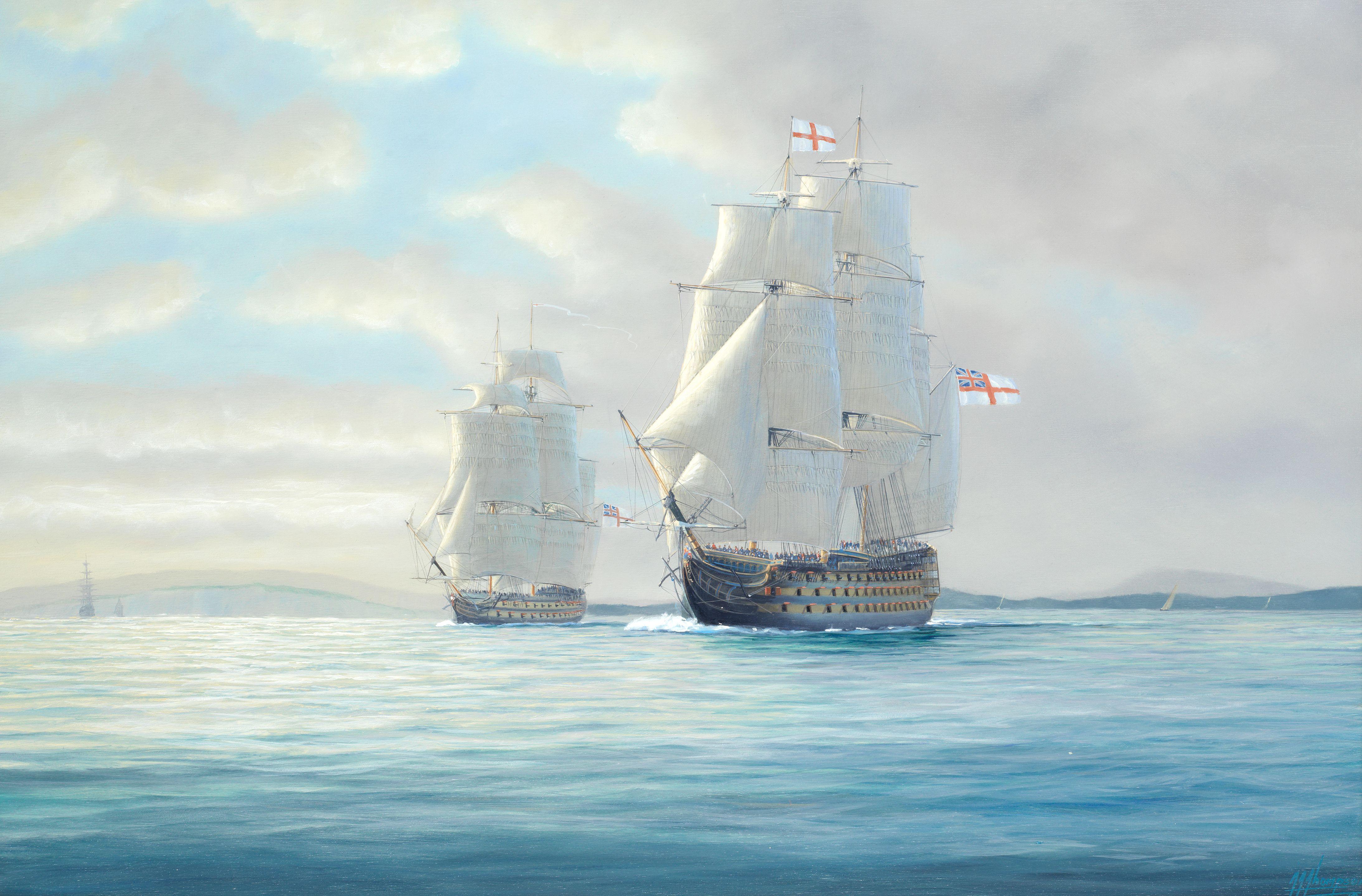 Timothy Franklin Ross Thompson - Victory and Agamemnon