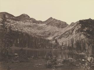 Timothy O\'Sullivan - ‘Alpine Lake, Cerro Blanco Mountains, Col., Height Of The Peak Over 14,000 Feet. Lake 11,000 Feet Above Sea-Level’