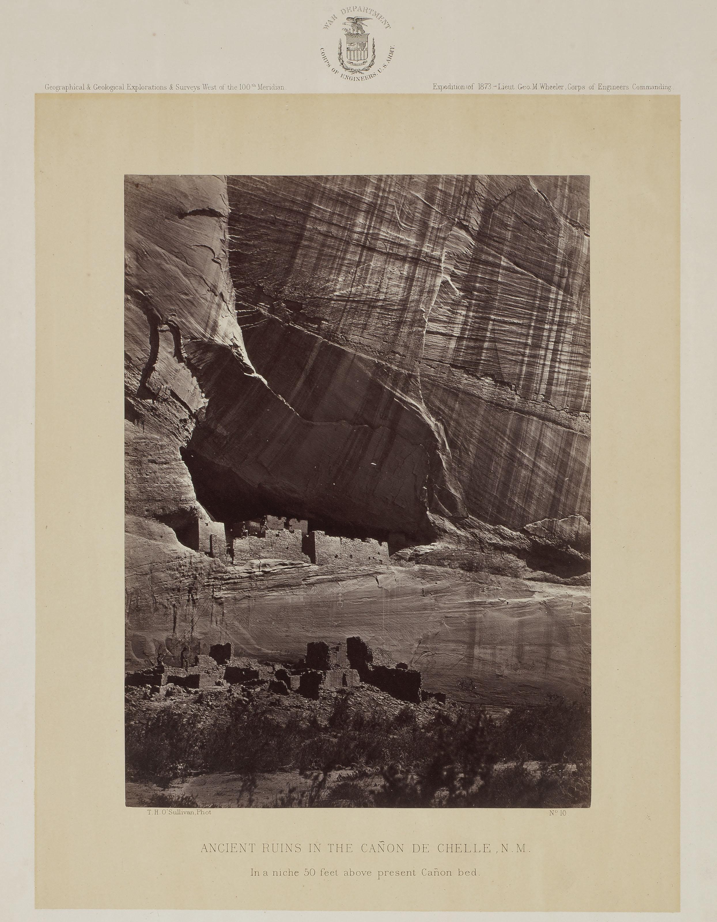 Timothy O\'Sullivan - Ancient Ruins in the Cañon de Chelle, New Mexico, 1873