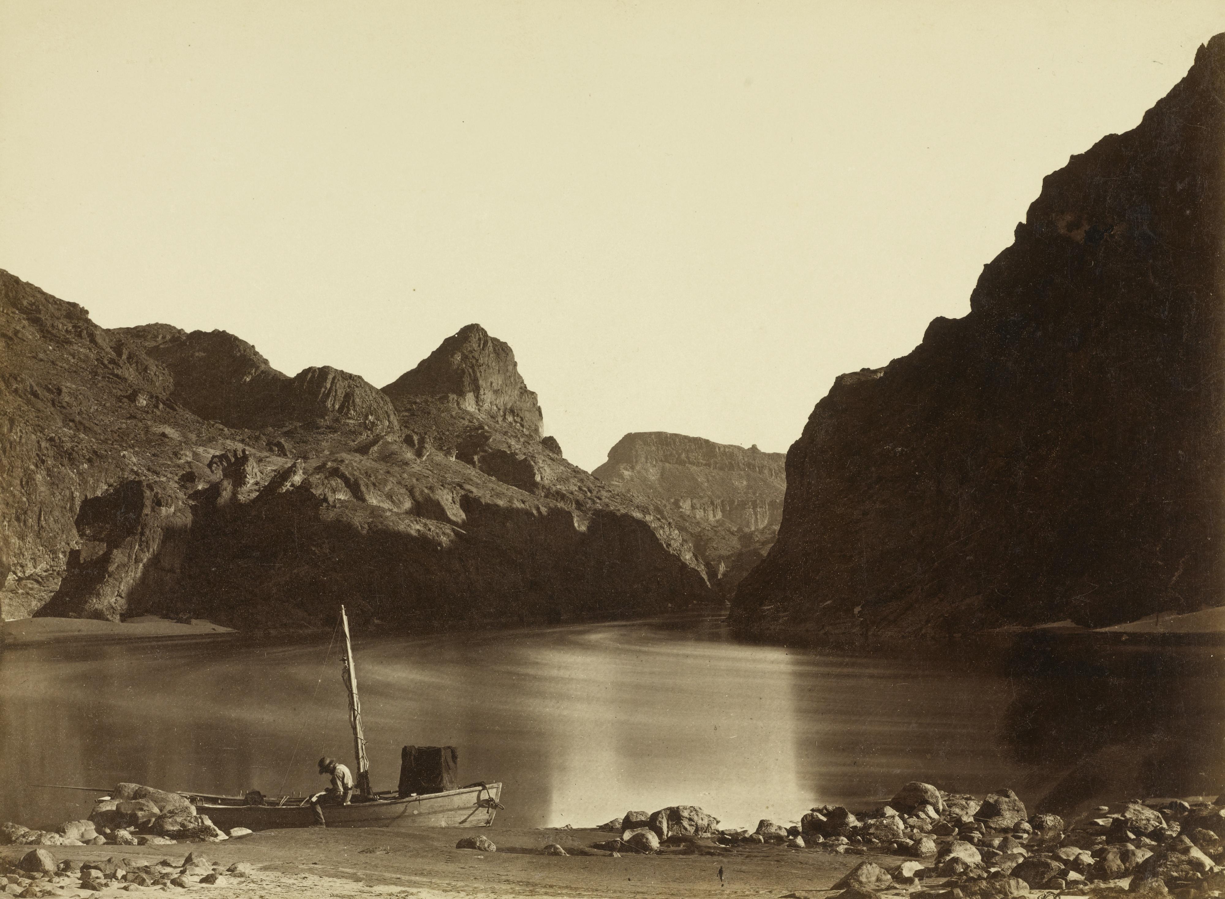 Timothy O\'Sullivan - \'Black Cañon, Colorado River, From Camp 8, Looking Above\'