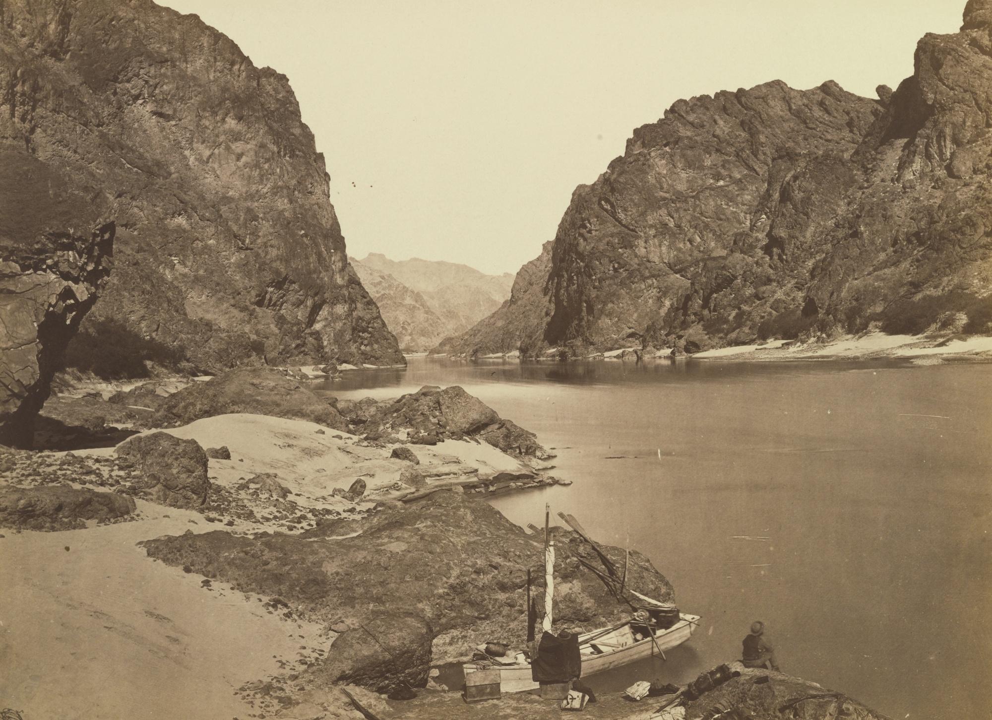 Timothy O\'Sullivan - ‘Black Canon, Colorado River, Looking Above, From Camp 7’