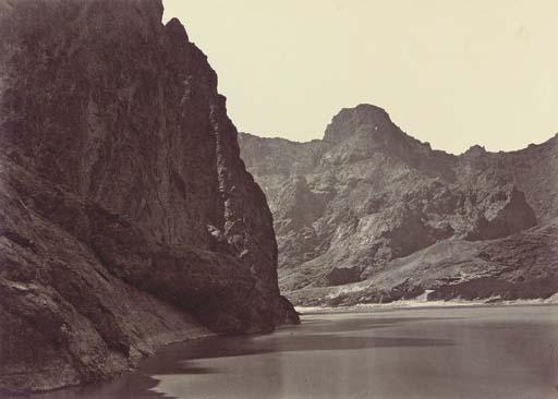 Timothy O\'Sullivan - Black Cañon, Colorado River, Looking Below Near Camp 7, Circa 1870