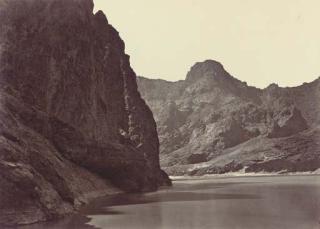 Timothy O\'Sullivan - Black Cañon, Colorado River, Looking Below Near Camp 7, Circa 1870