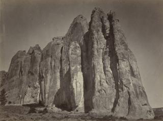 Timothy O\'Sullivan - \'South Side Of Inscription Rock, N. M.\'