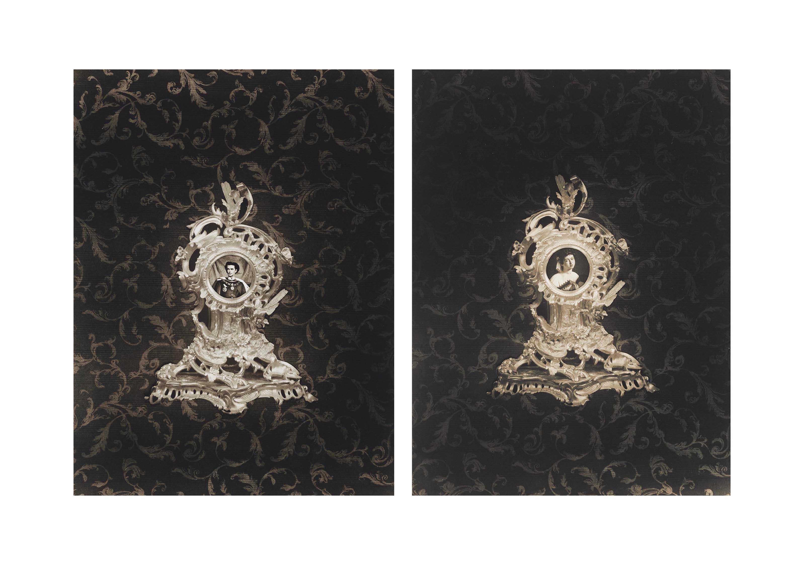 Timur Novikov - A set of four photographs from \'The Forgotten Mysteries of the Time\' series