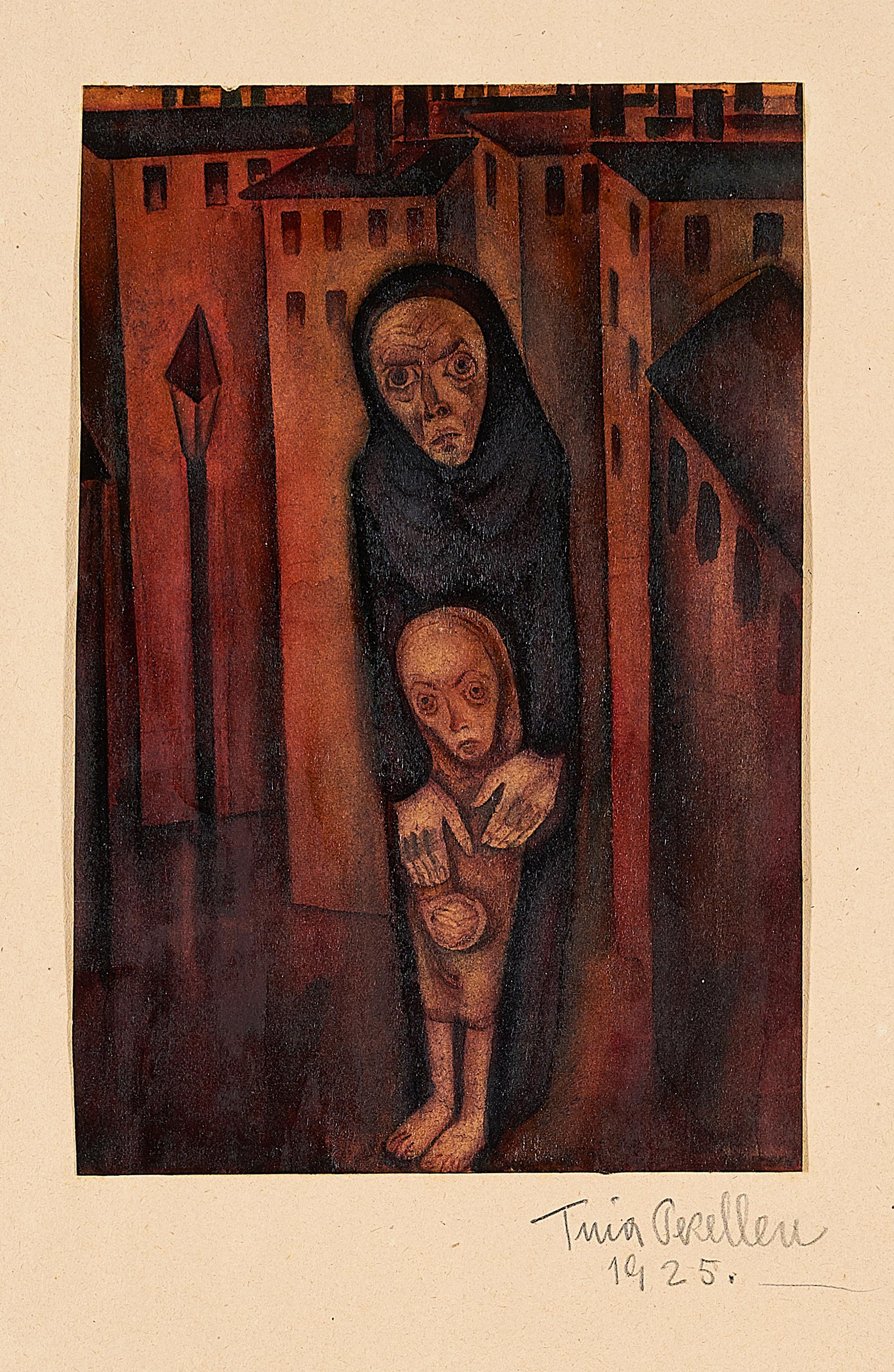 Tina Bauer-Pezellen - Mutter und Kind.