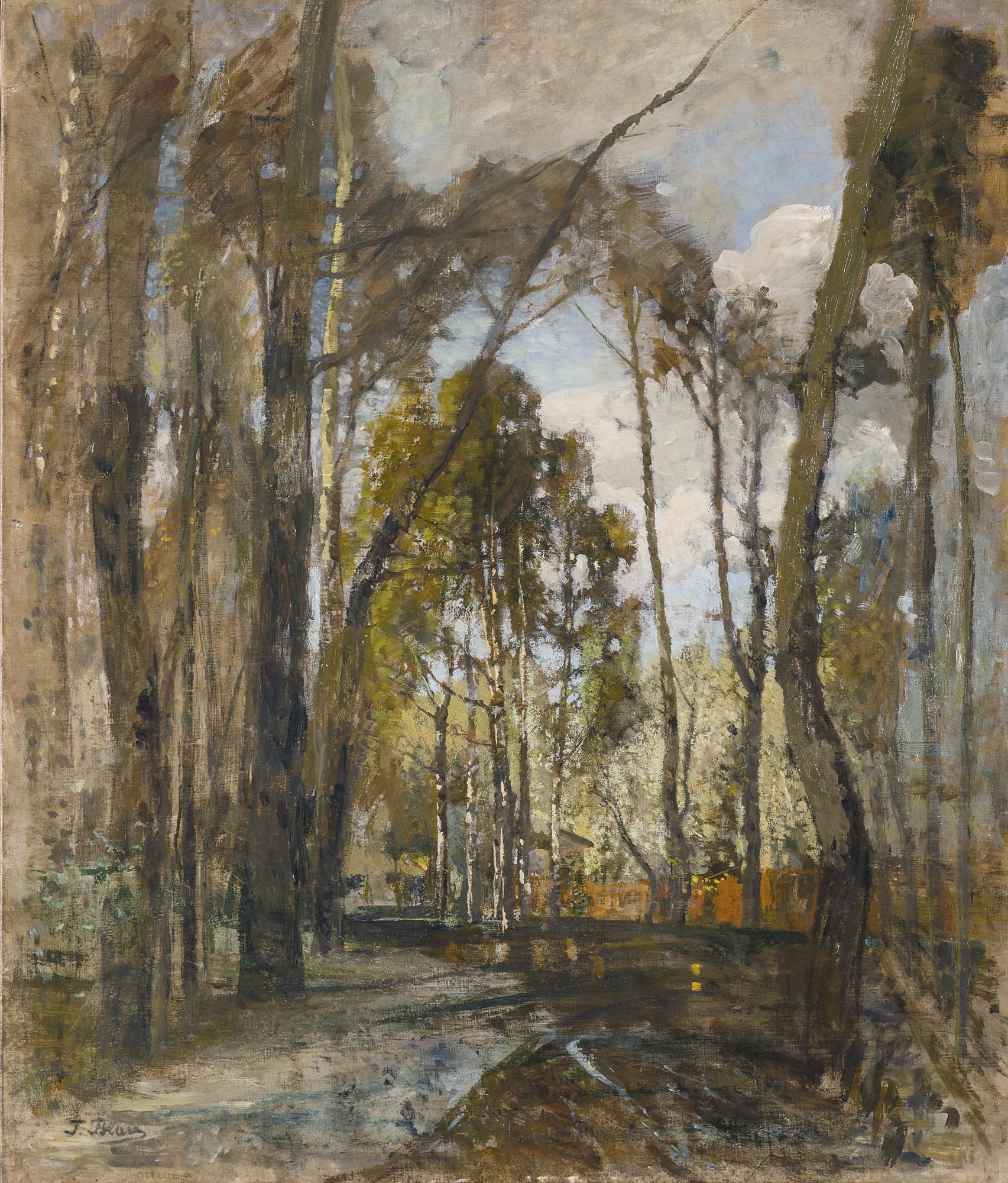 Tina Blau - Austrian praterlandschaft Nach Dem Regen (The Prater Gardens After The Rain)