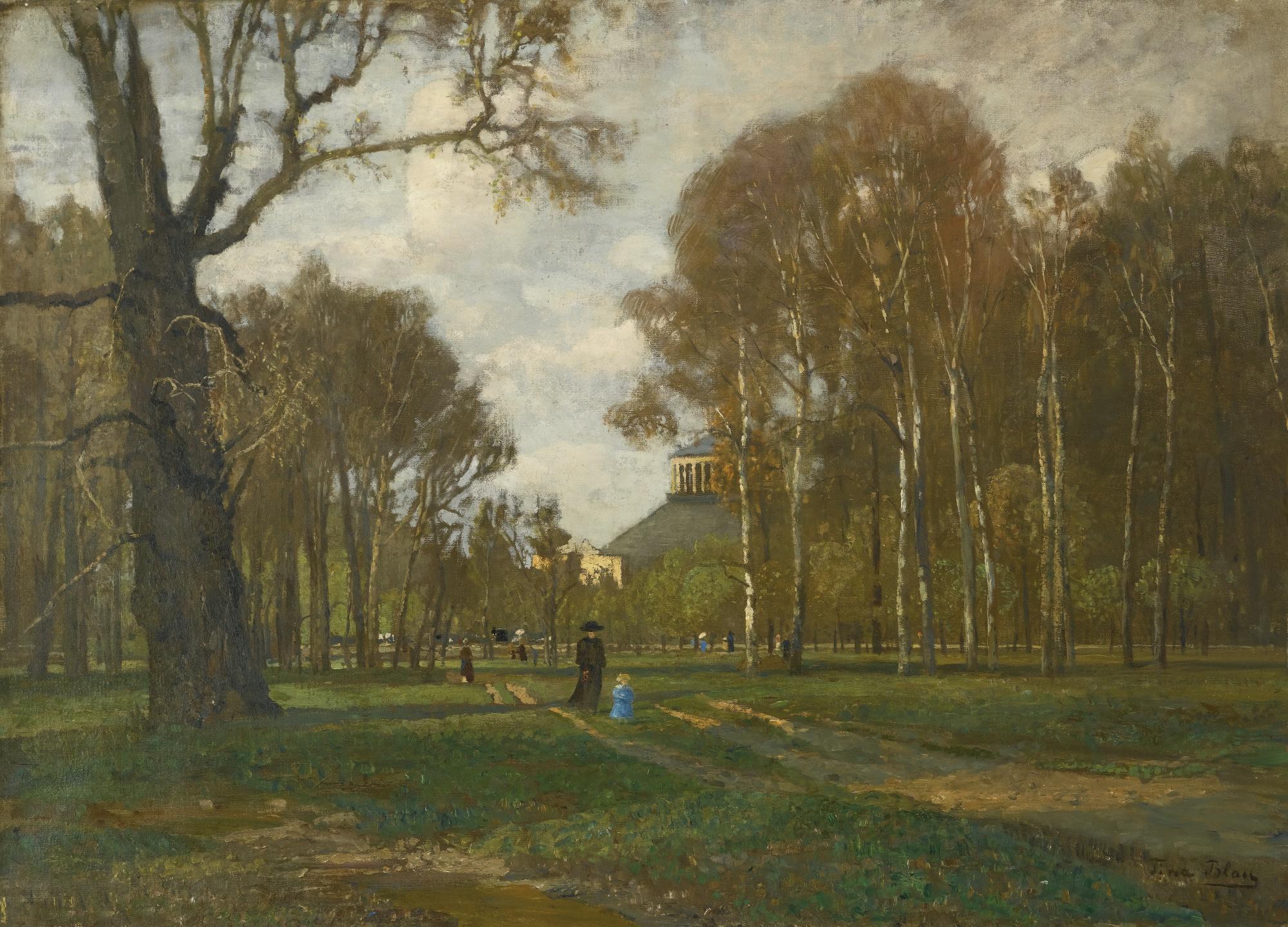 Tina Blau - Austrian the Prater And Rotunda, Vienna