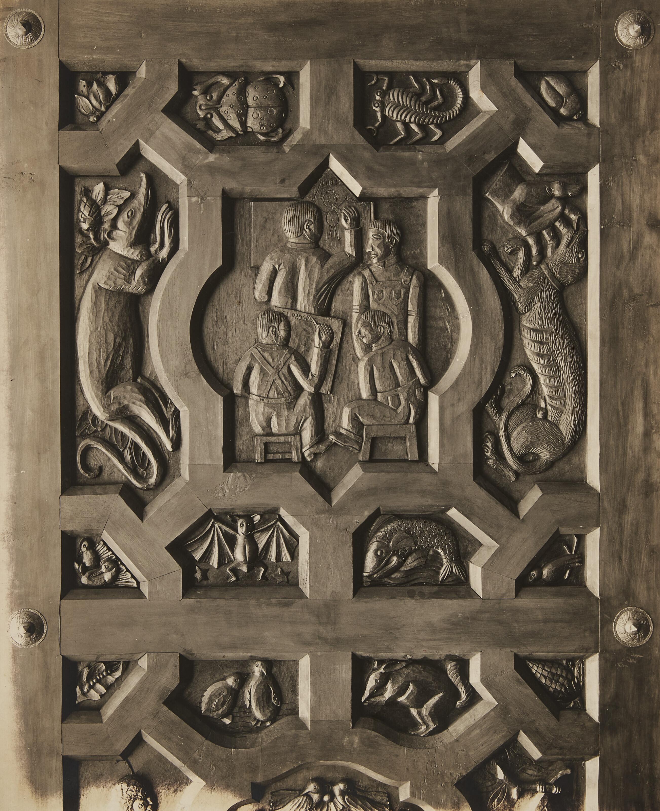 Tina Modotti - Carved Door, c. 1925