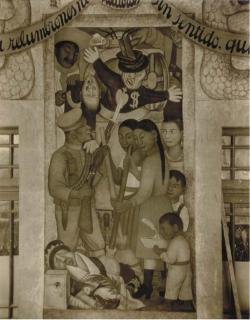 Tina Modotti - Mural by Diego Rivera, c. 1926