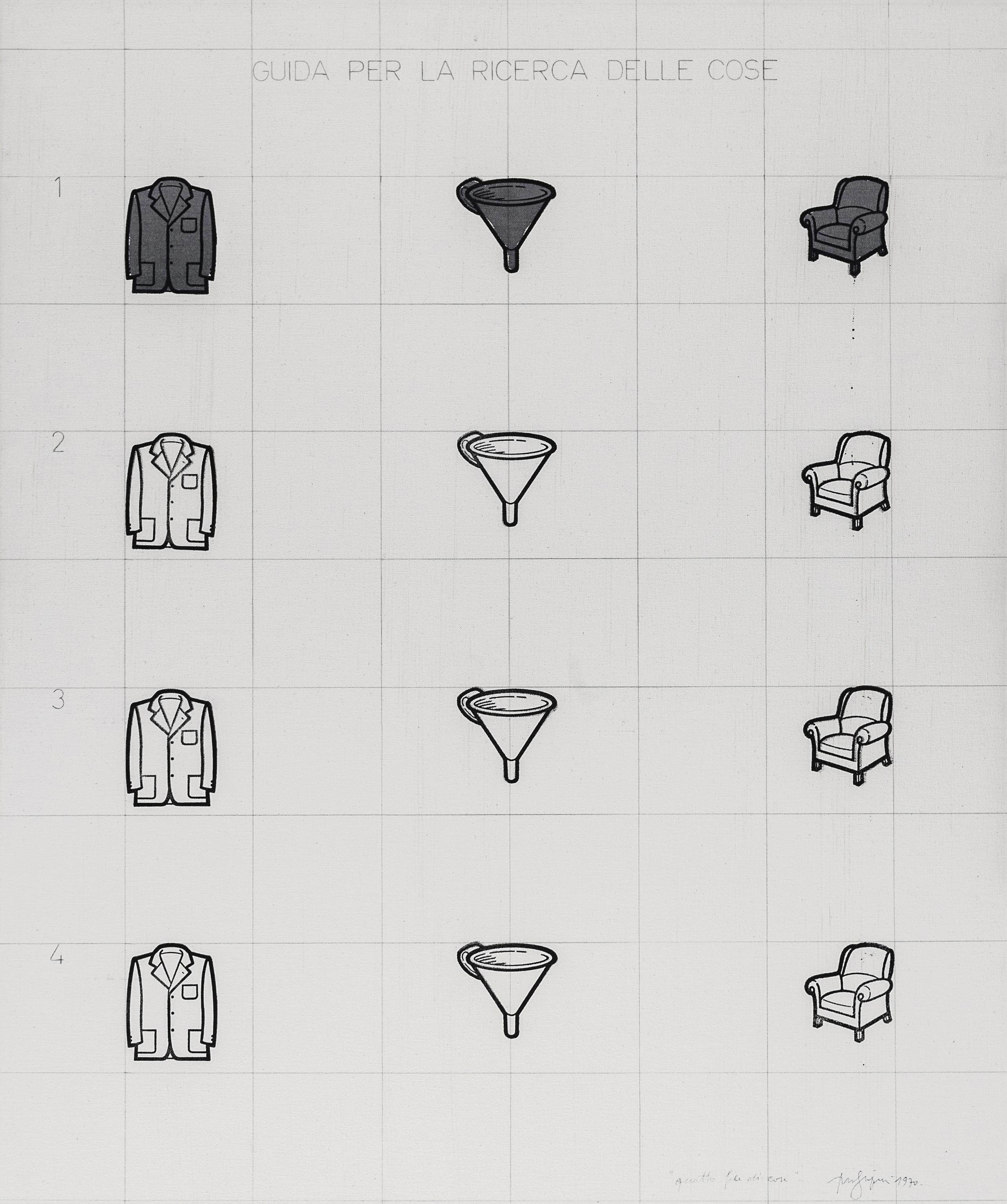 Tino Stefanoni - Quattro file di cose