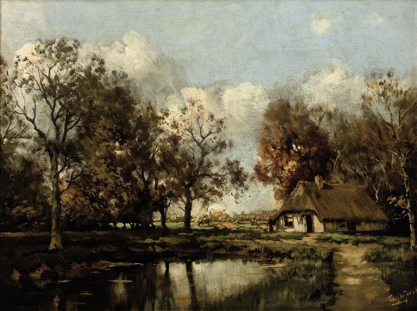 Tinus De Jongh - A Dutch farmhouse